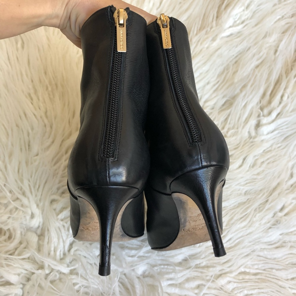 SOLD Jimmy Choo Brody Leather Ankle Bootie - Picture 4 of 8
